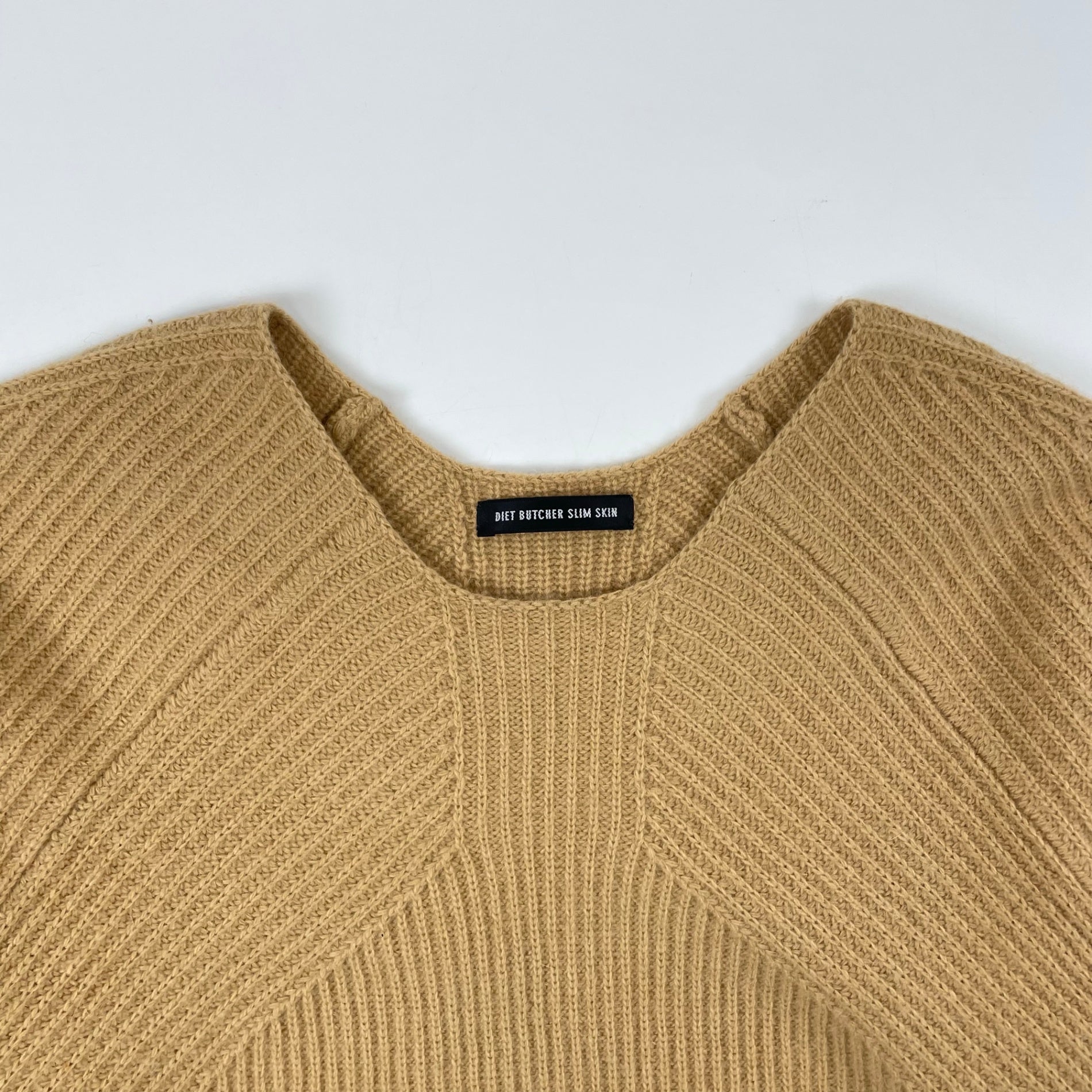 DIET BUTCHER SLIM SKIN / ロングニット 16AW 参考定価：35,000程度 SIZE:2