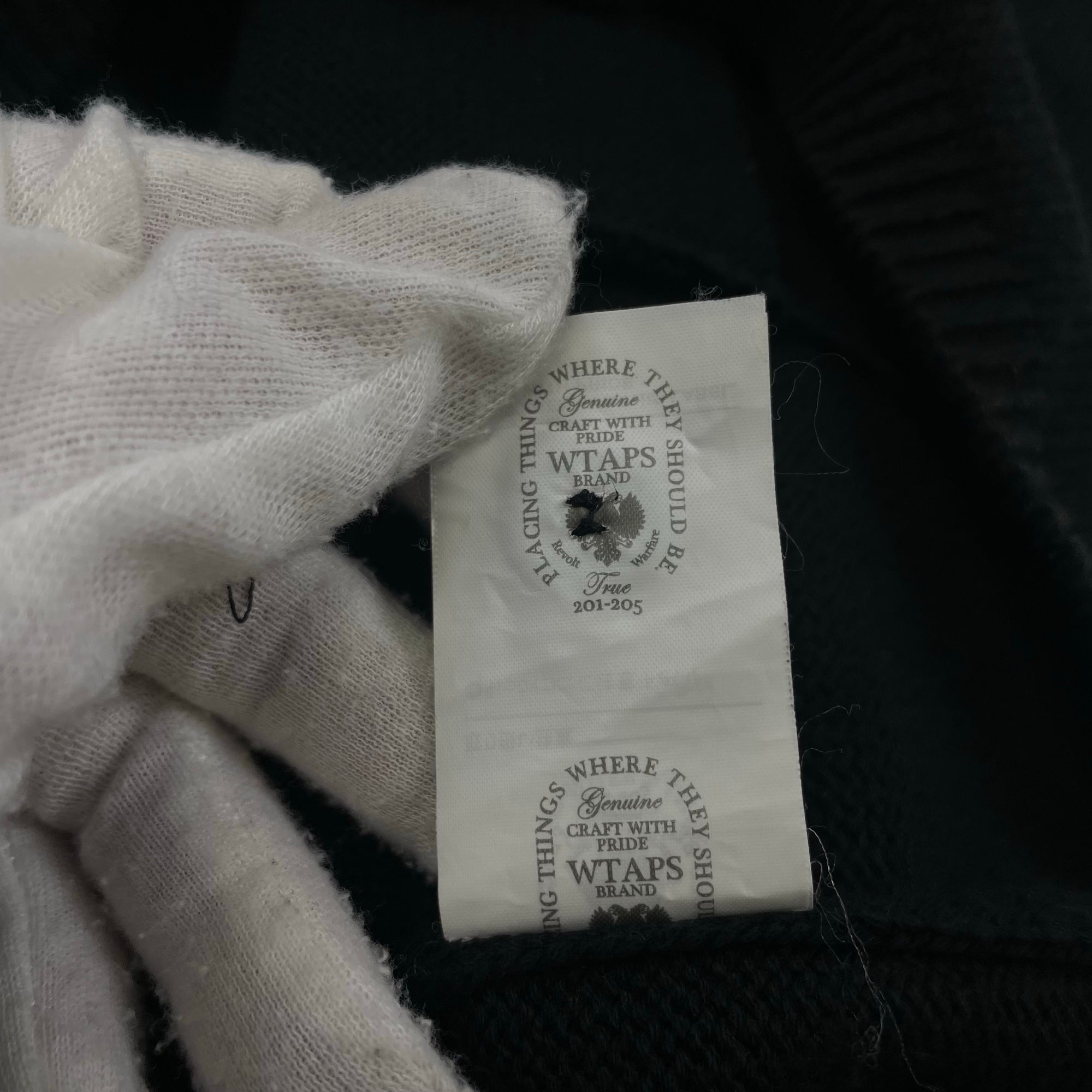 WTAPS ダブルタップス / オールドVネックニットベスト ブラック SIZE:1