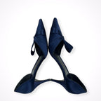 GIORGIO ARMANI / サテンヒールパンプス 美品 参考定価：160,000程度