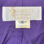 NINA RICCI / ヴィンテージ ジャガードジャケット 参考定価：200,000程度 SIZE:40