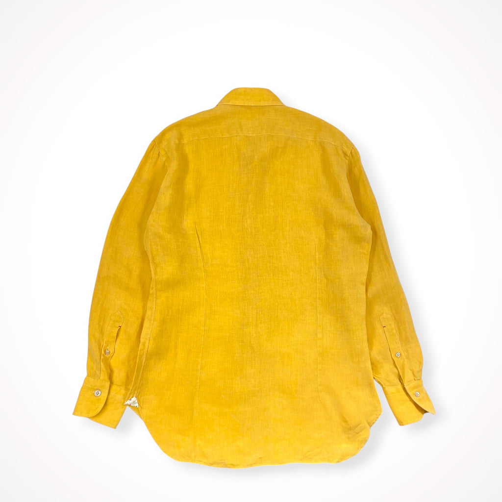 MAZZARELLI / リネンハンドフィニッシュシャツ 参考定価：40,000程度 SIZE：40