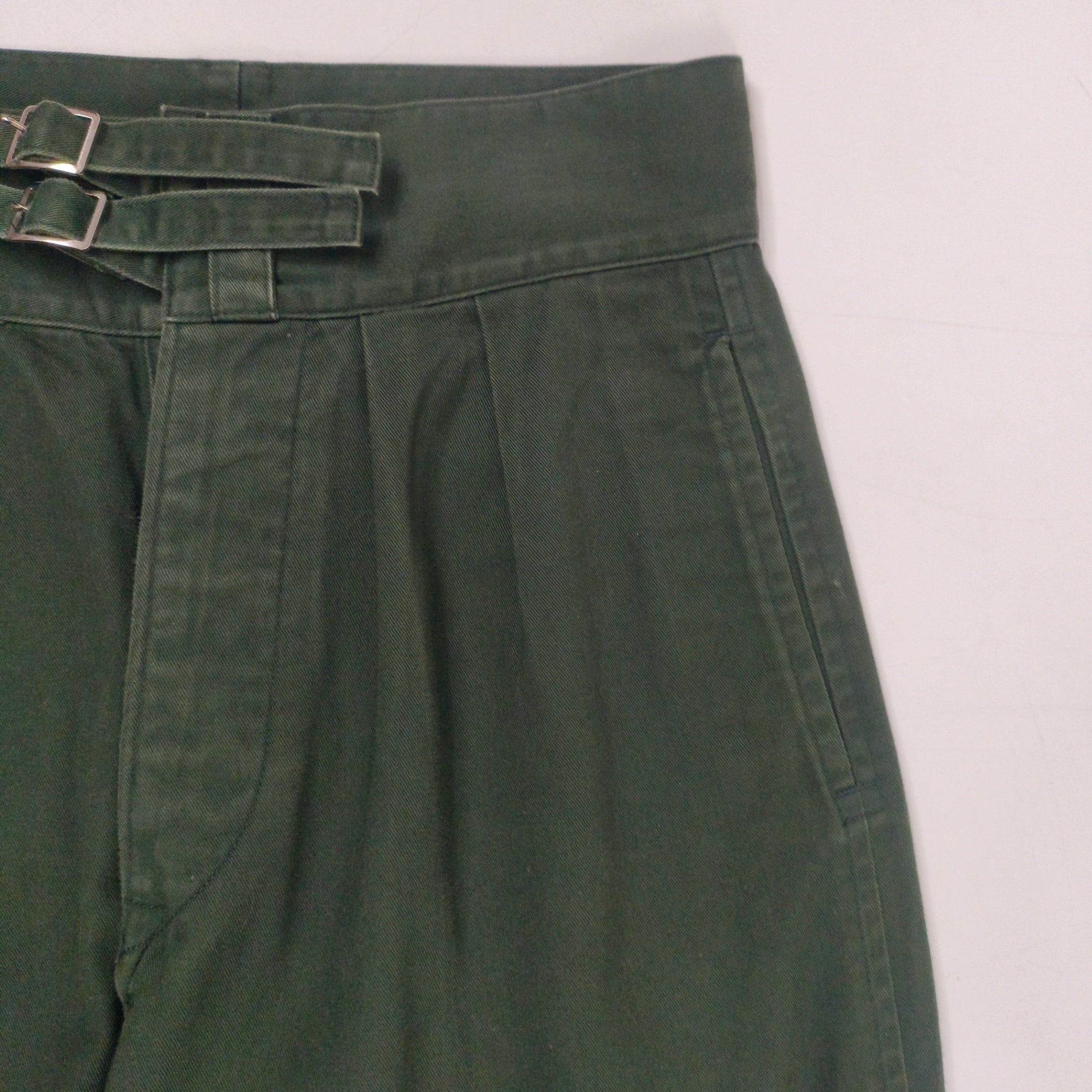 DOUBLE BELTED GURKHA TROUSERS / DOUBLE BELTED GURKHA TROUSERS 参考定価：27,000+tax SIZE:1