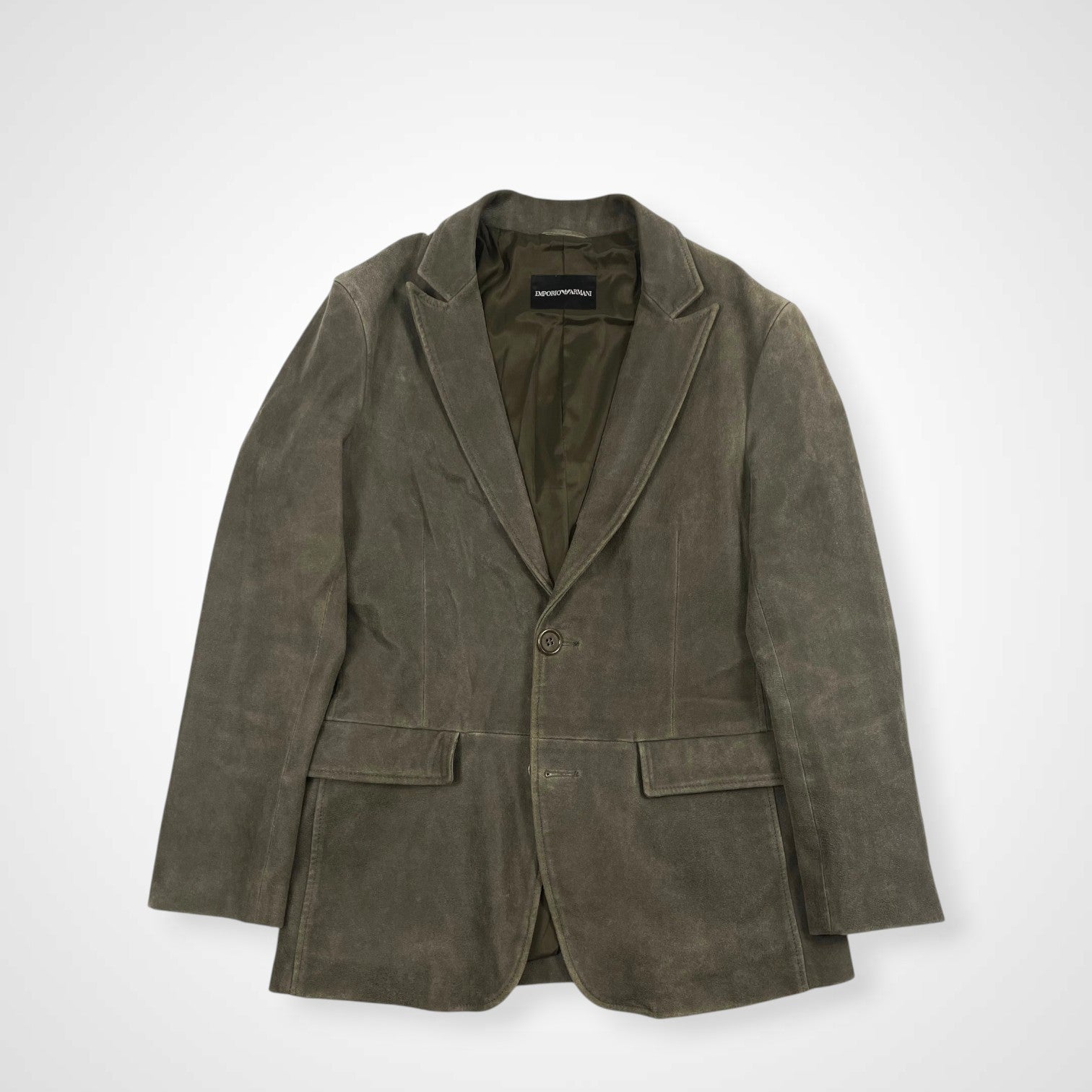 EMPORIO ARMANI エンポリオ アルマーニ / アーカイブ ラムレザースウェードジャケット SIZE:48