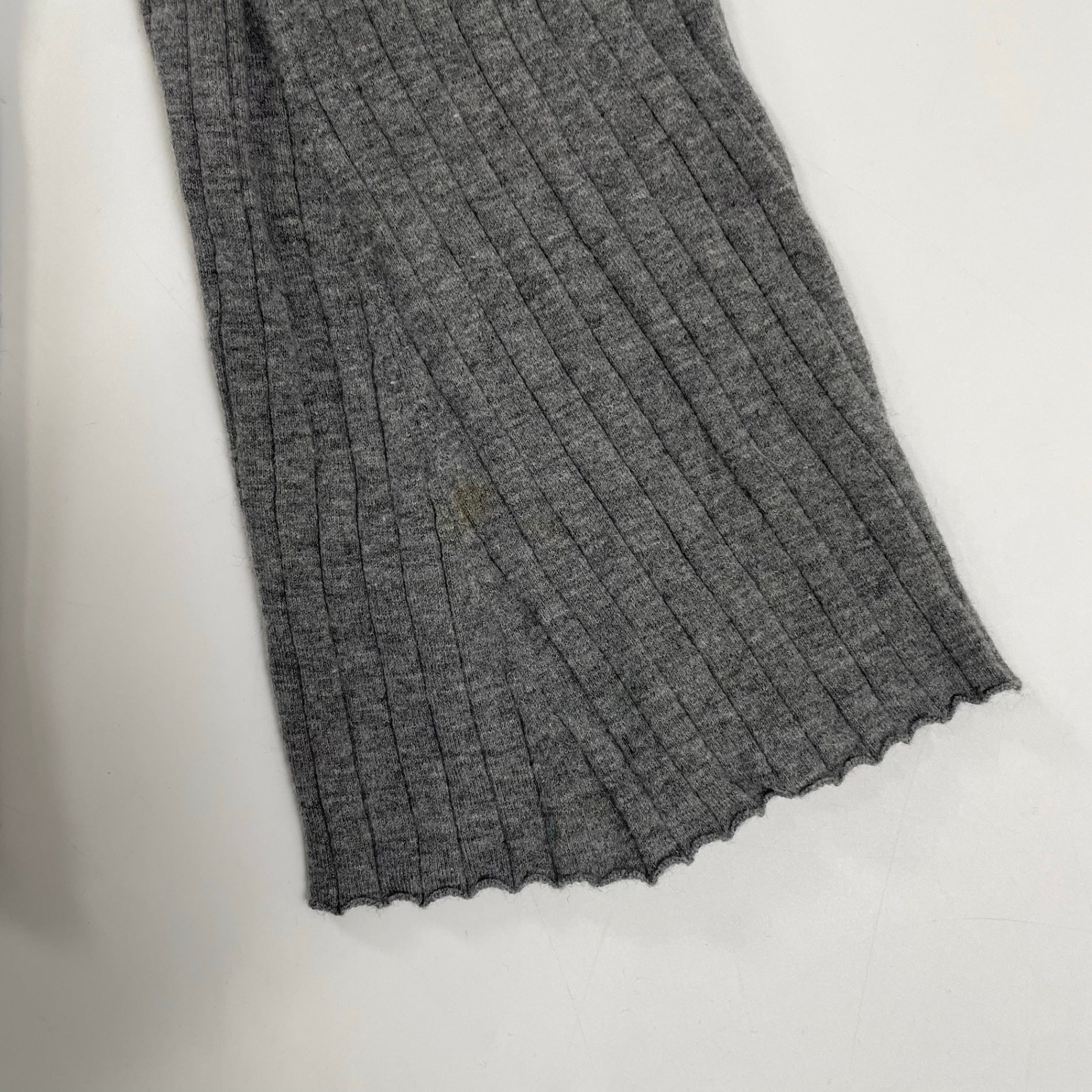 DEMYLEE デミリー / フレアスリーブ リブニット 参考定価：35,000程度 SIZE:S