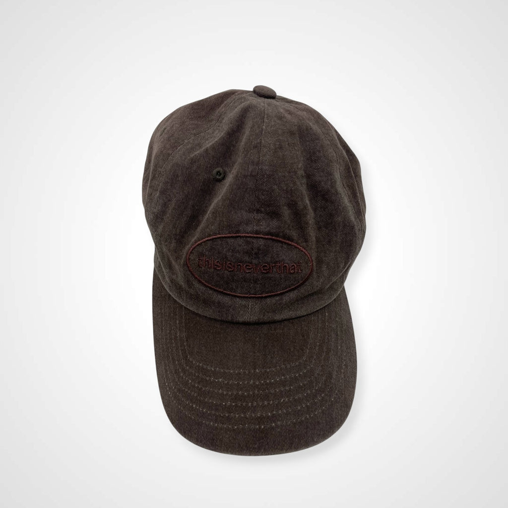 thisisneverthat ディスイズネバーザット / サークルロゴキャップ ブラウン 参考定価：8,000程度