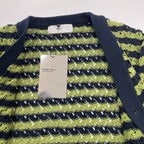 TOGA VIRILIS トーガ ビリリース / JACQUARD KNIT CARDIGAN 25年 未使用品 参考定価：46,000+tax SIZE:48