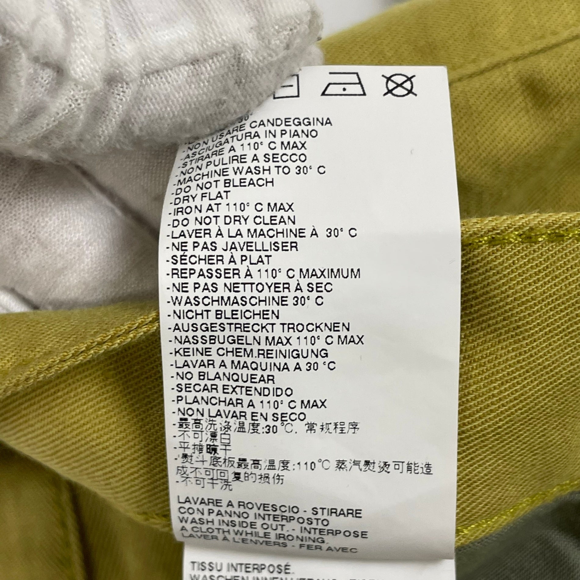 MM6 maison margiela / 15SS コットンリネンデニムパンツ 参考定価：45,000程度 SIZE:40