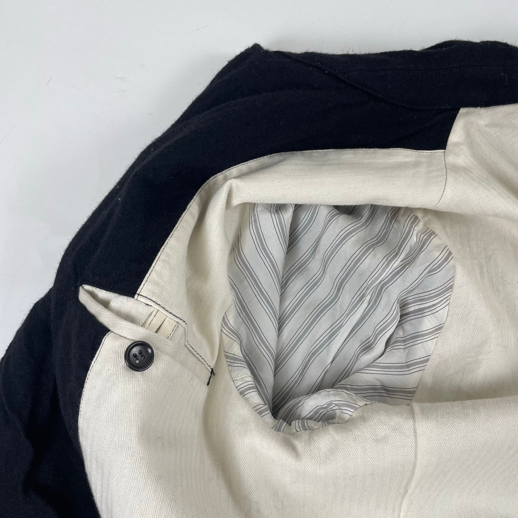 COMME des GARCONS HOMME / ウール縮絨バルマカーンコート SIZE:XS