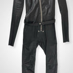 Rick Owens リックオウエンス / tight gary leather flight suits レザージャンプスーツ RR02A5550-LS SIZE:48