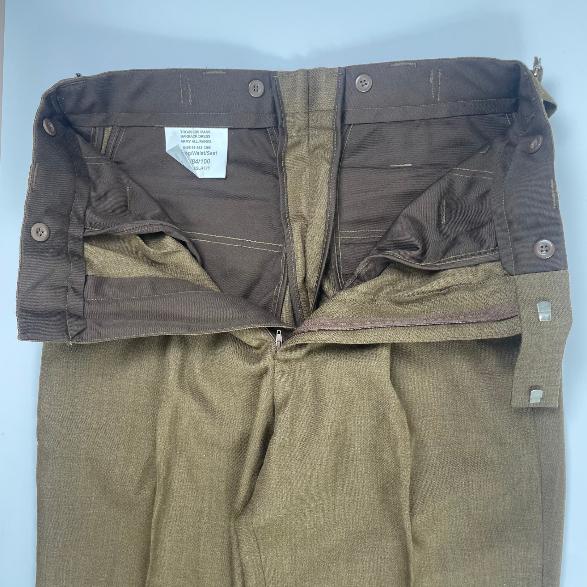 BRITISH ARMY イギリス軍 / BARRACK DRESS Pants ブラウン SIZE:84/84/100