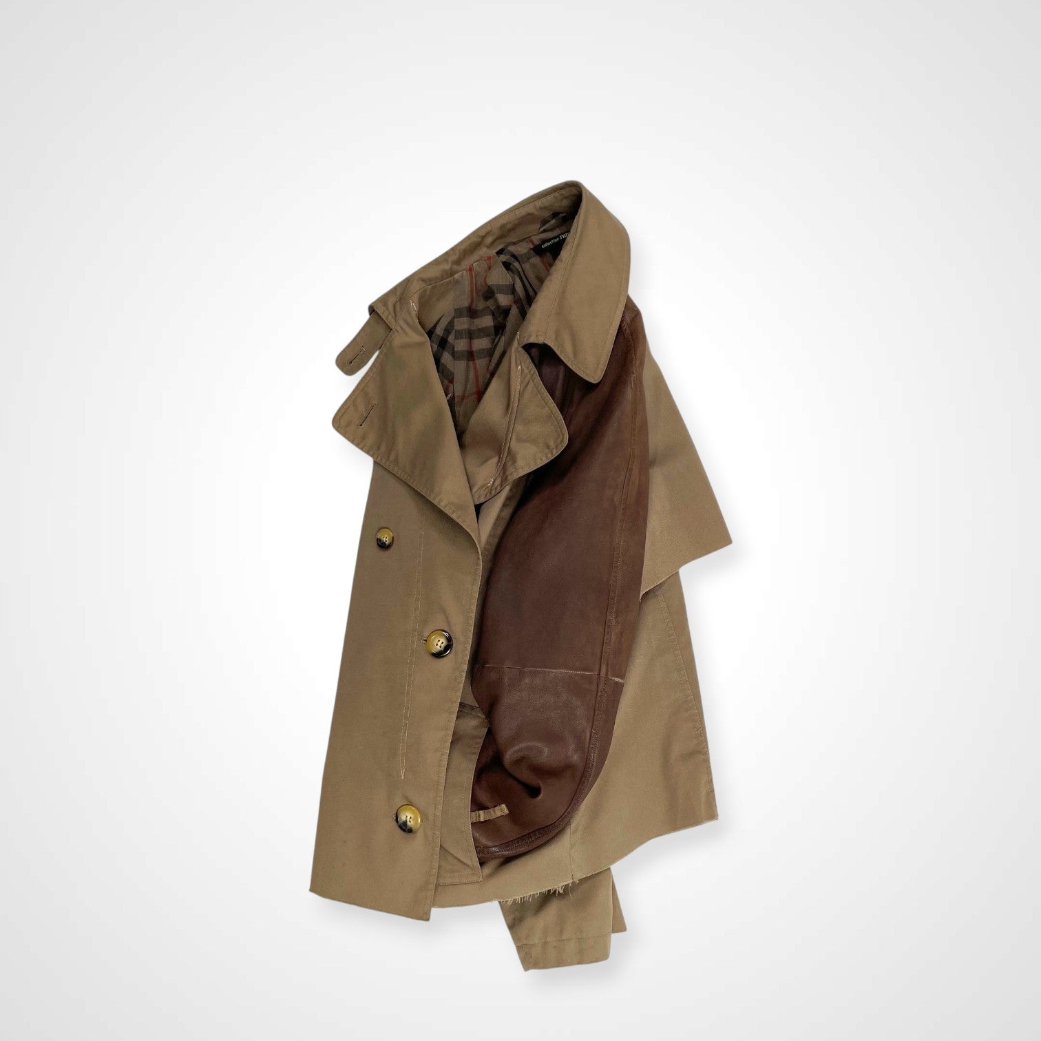 collection PRIVEE? コレクションプリヴェ / Burberry再構築ショートトレンチコート H.P FRANCE取扱い 参考定価：120,000程度 SIZE：M