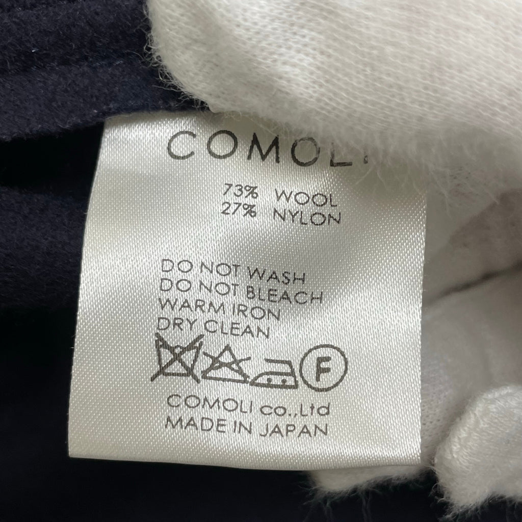 COMOLI コモリ / フェルトンジップブルゾン ネイビー 参考定価：52,000+tax SIZE：2