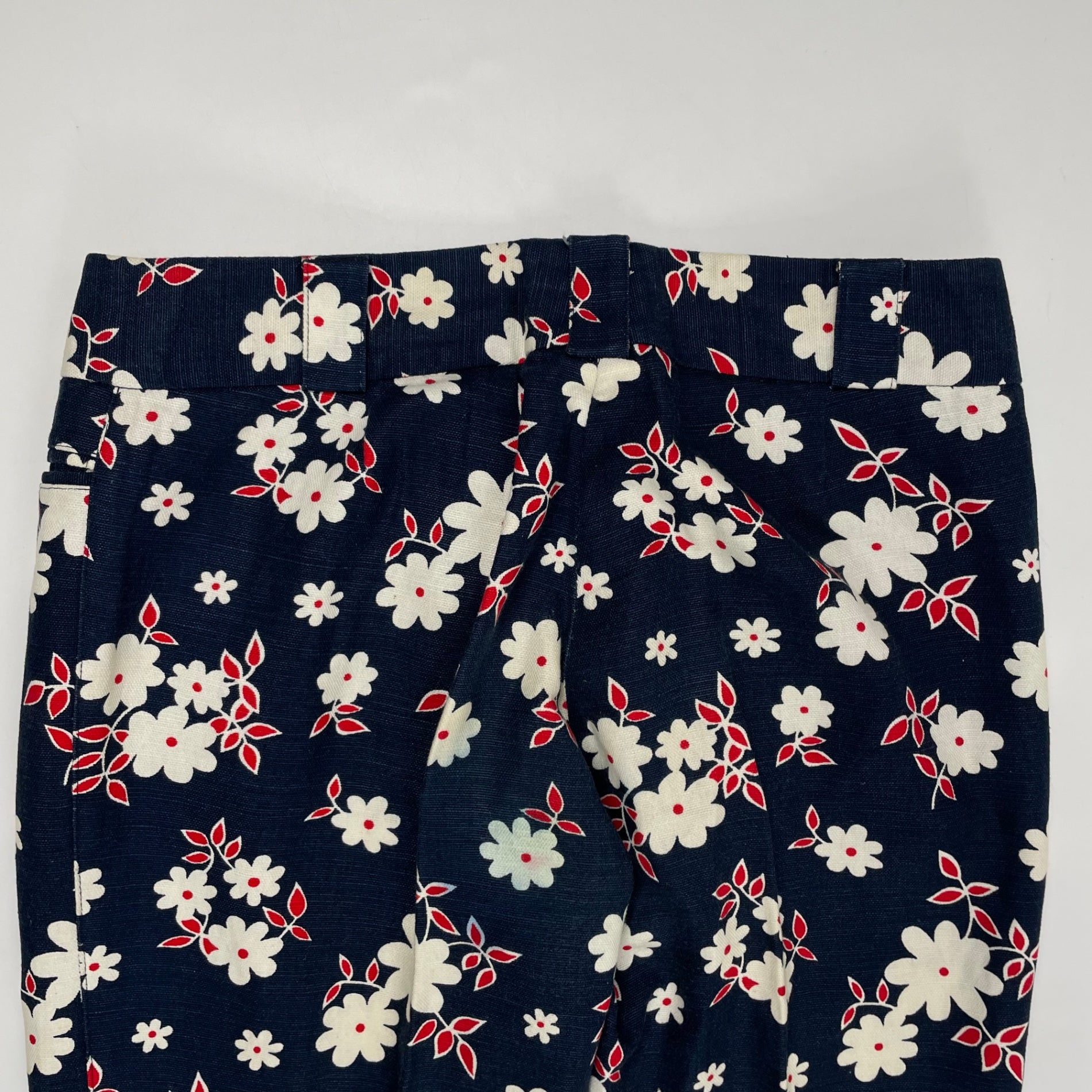 D＆G DOLCE&GABBANA / コットンリネンスラックス イタリア製 SIZE：32