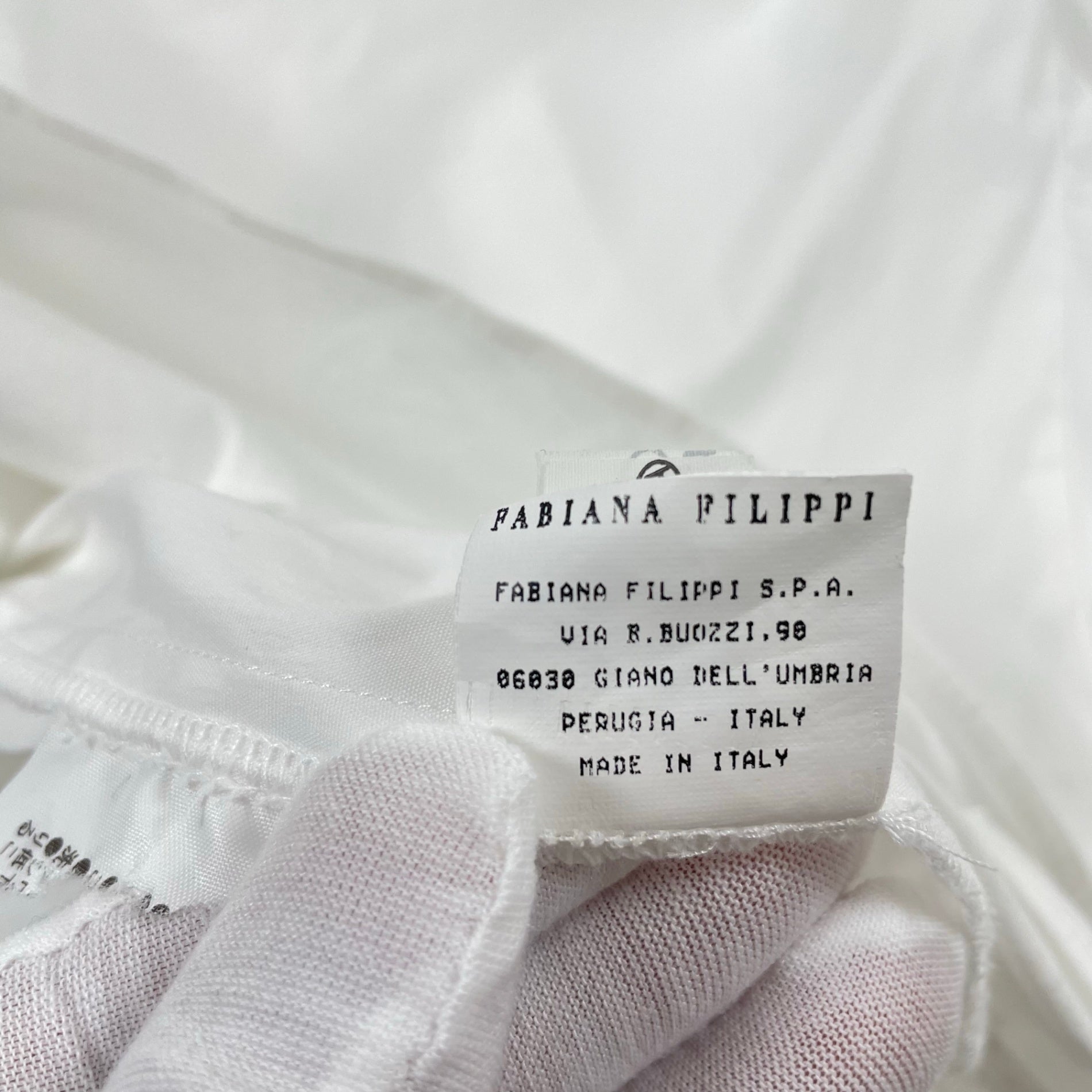FABIANA FILIPPI / レース切替シャツ 参考定価：100,000程度 SIZE:S(L程度)