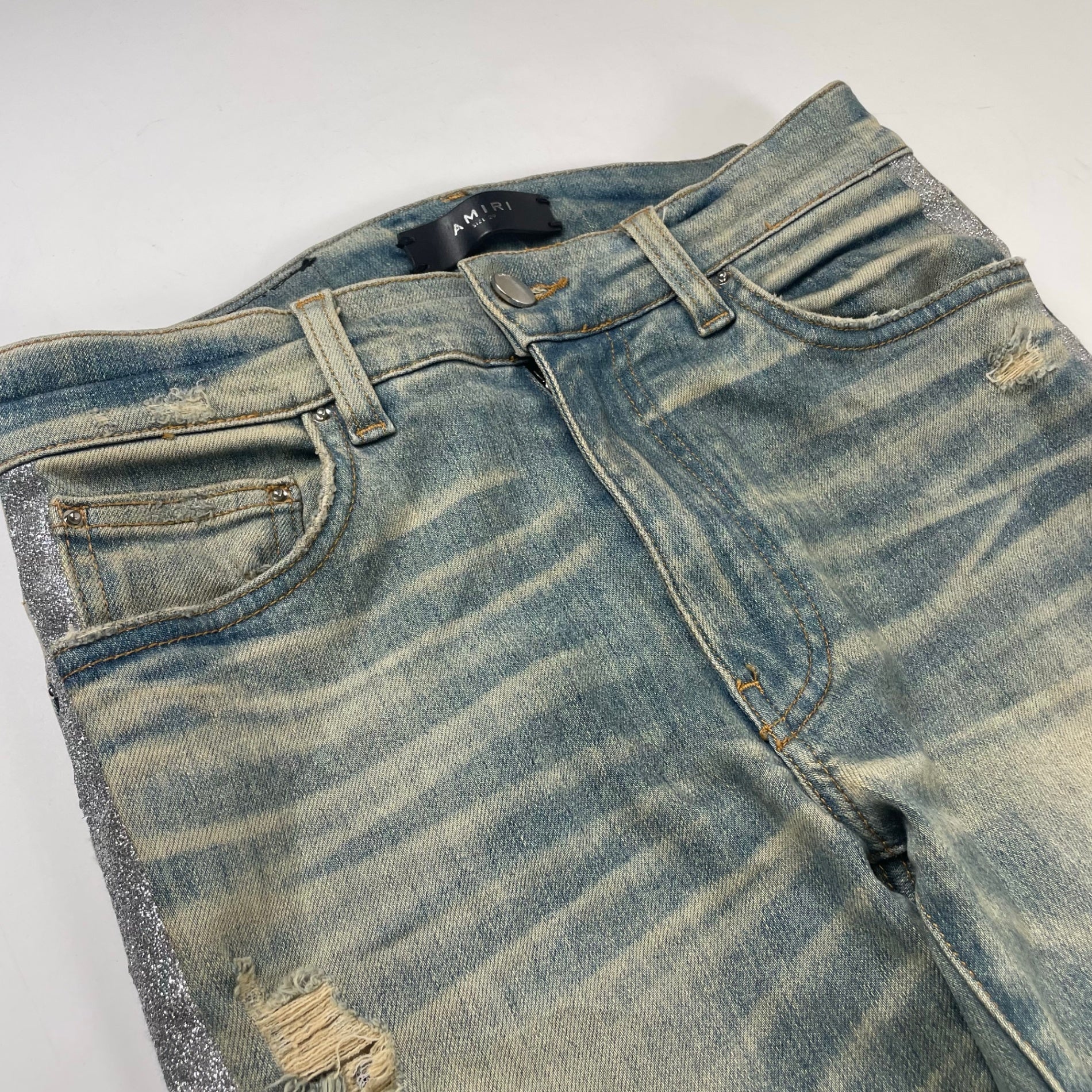 AMIRI / グリッターラメデニムパンツ 参考定価：150,000程度 SIZE:29