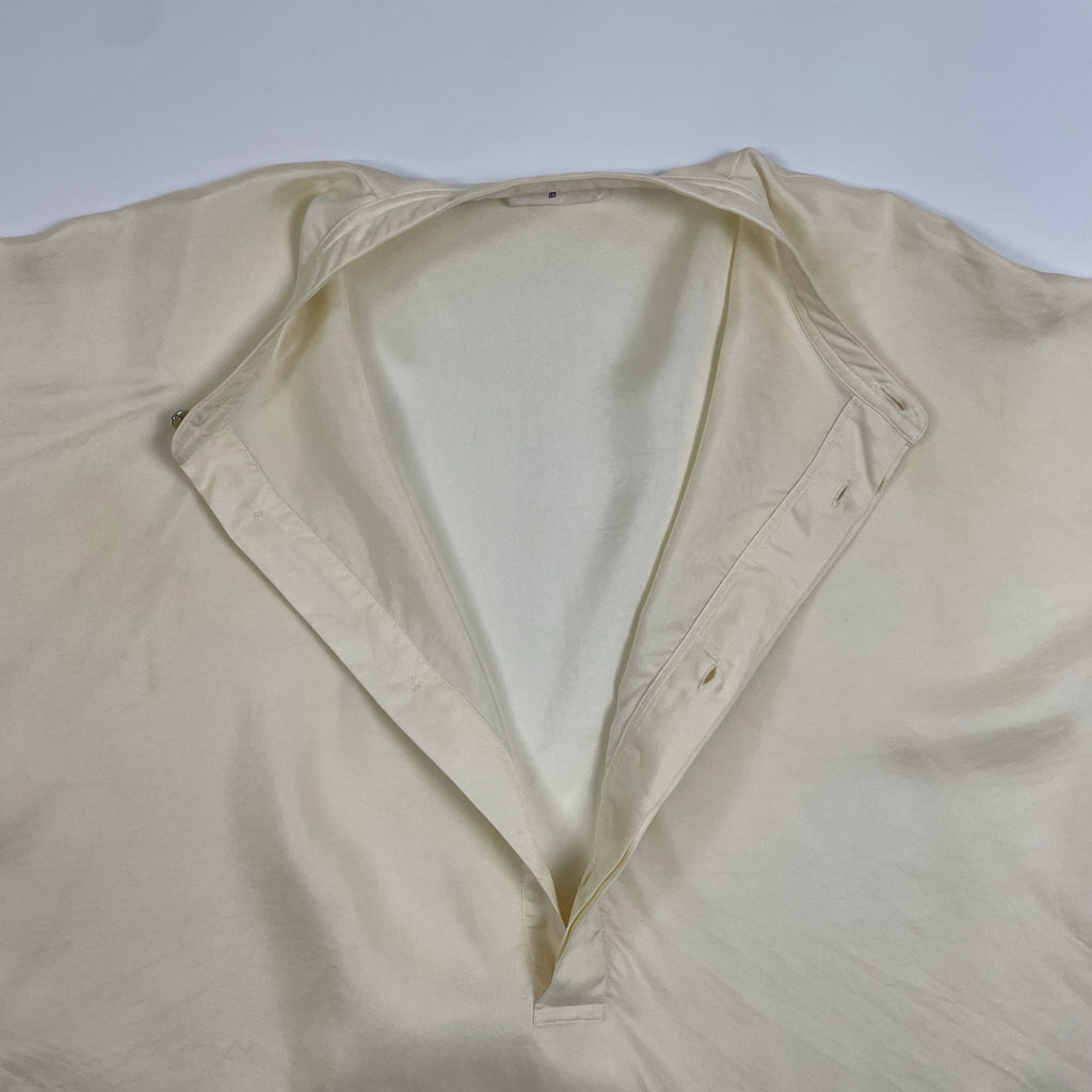 TOMORROWLAND.B トゥモローランド ビー / シルクツイルタックシャツ 参考定価：60,000+tax SIZE:36