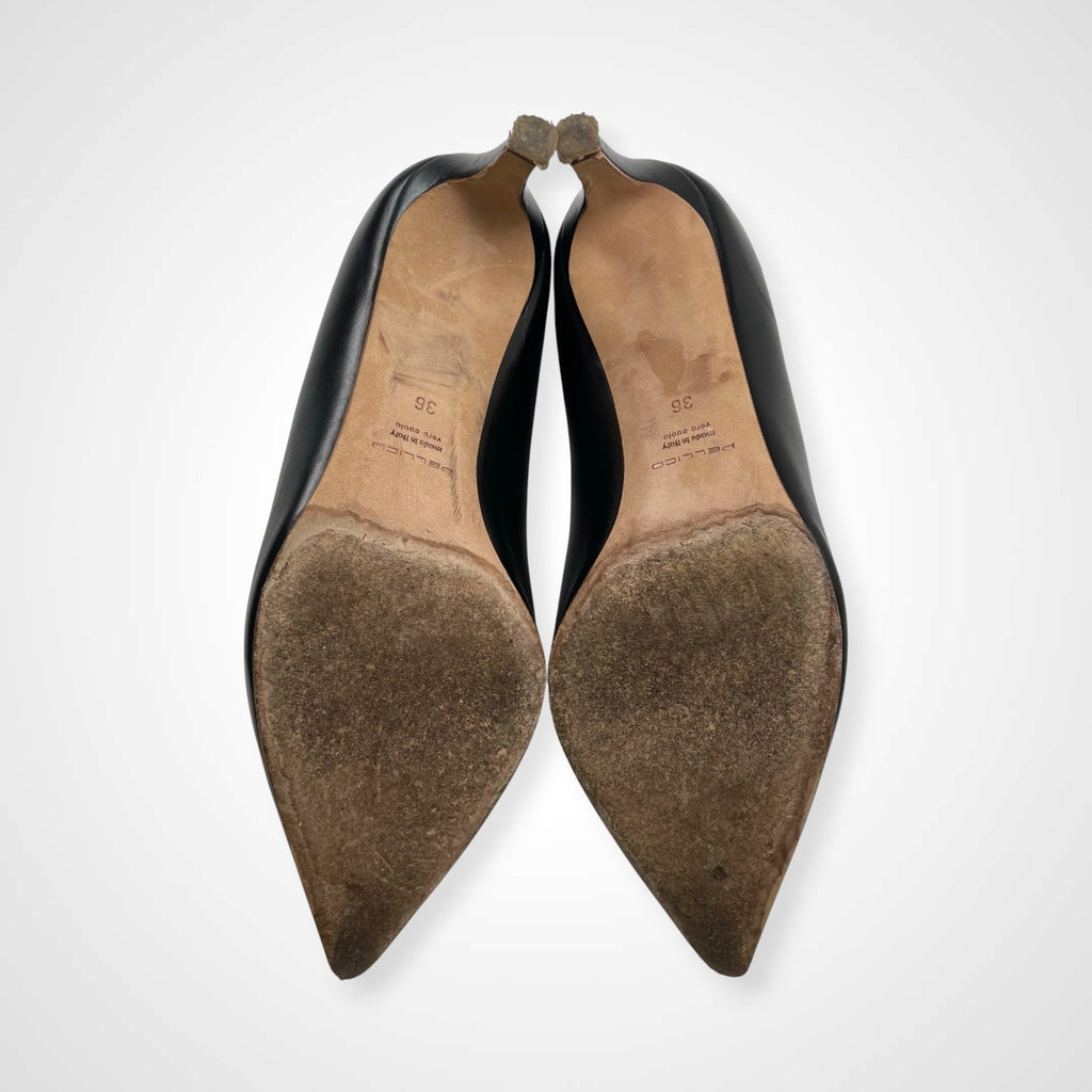 PELLICO ペリーコ / レザーパンプス ブラック 参考定価：40,000程度 SIZE:36(23cm程度)