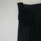 EMPORIO ARMANI / ベルテッドワイドスラックス コサージュベルト 参考定価：85,000程度 SIZE：40