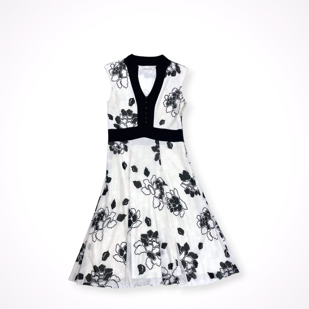 VIVIENNE TAM / 総柄ノースリーブワンピース SIZE:0