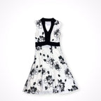 VIVIENNE TAM / 総柄ノースリーブワンピース SIZE:0