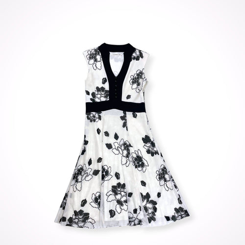 VIVIENNE TAM / 総柄ノースリーブワンピース SIZE:0