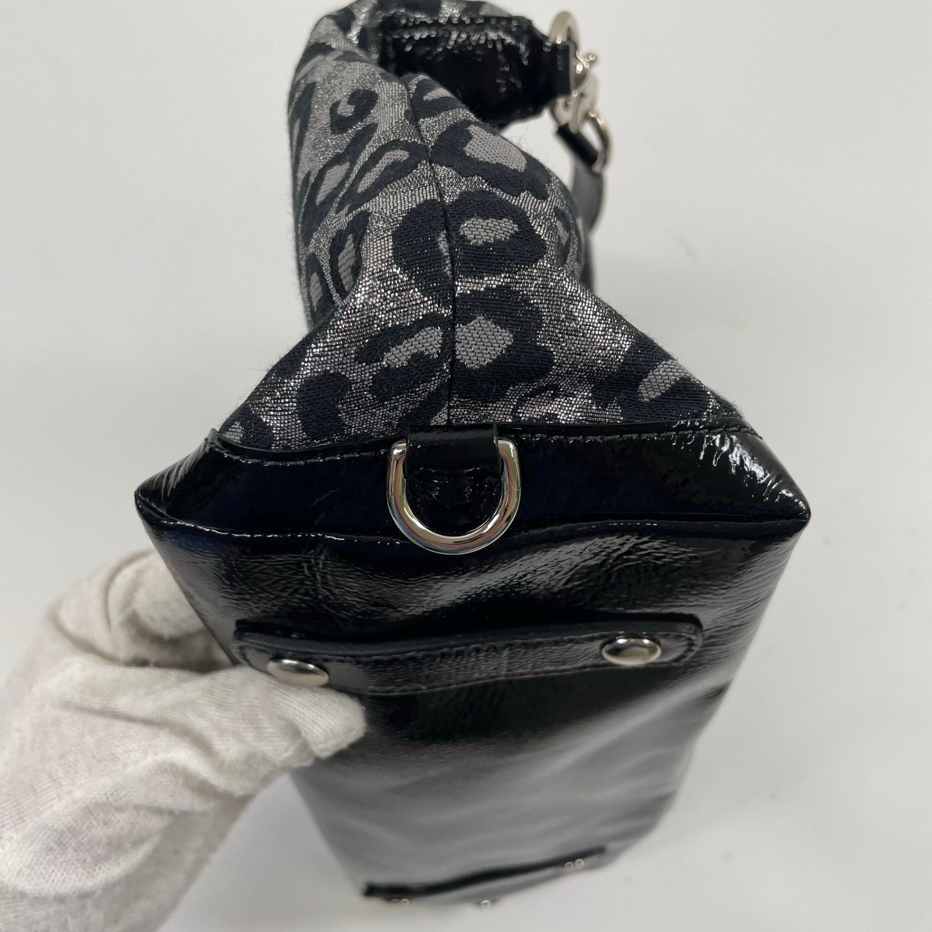 COACH / オセロット2WAYバッグ レオパード F15520 美品