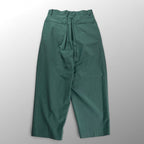 LOEFF ロエフ / 2タックパンツ グリーン 参考定価：31,000+tax SIZE:0