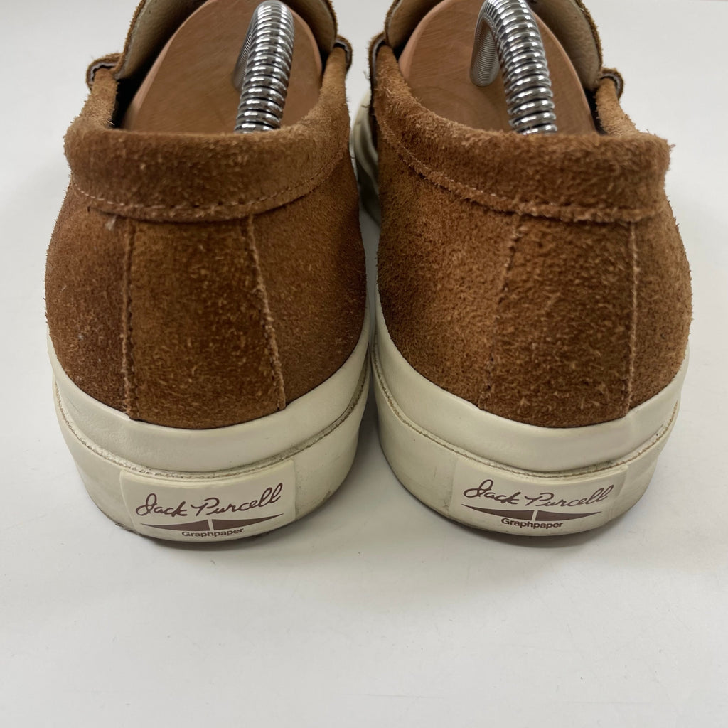 CONVERSE × Graphpaper / コラボ JACK PURCELL LOAFER ブラウンスウェード / GP SIZE:27cm