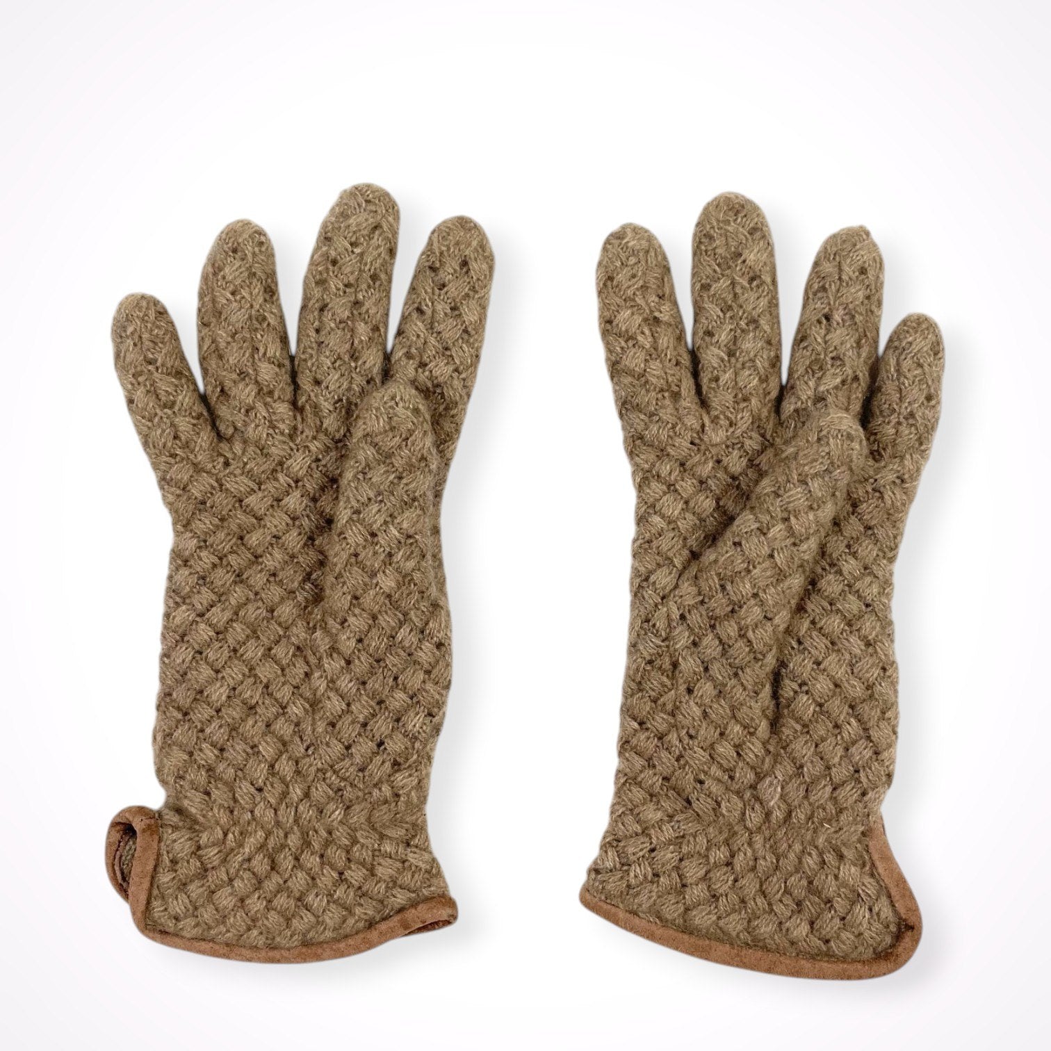 AGNONA / カシミヤニットグローブ 手袋 参考定価：65,000程度