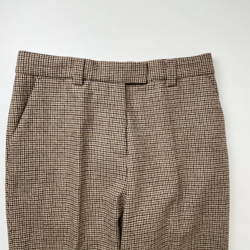 EVERYDAY I LIKE / Slim Flare ハウンドトゥースチェックスラックスパンツ 参考定価：29,000+tax