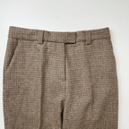 EVERYDAY I LIKE / Slim Flare ハウンドトゥースチェックスラックスパンツ 参考定価：29,000+tax