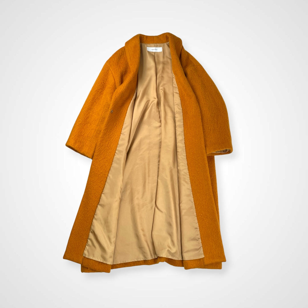 JOURNAL STANDARD　ジャーナルスタンダード / TWシャギーショールカラーコート オレンジ 参考定価：39,000+tax SIZE:FREE