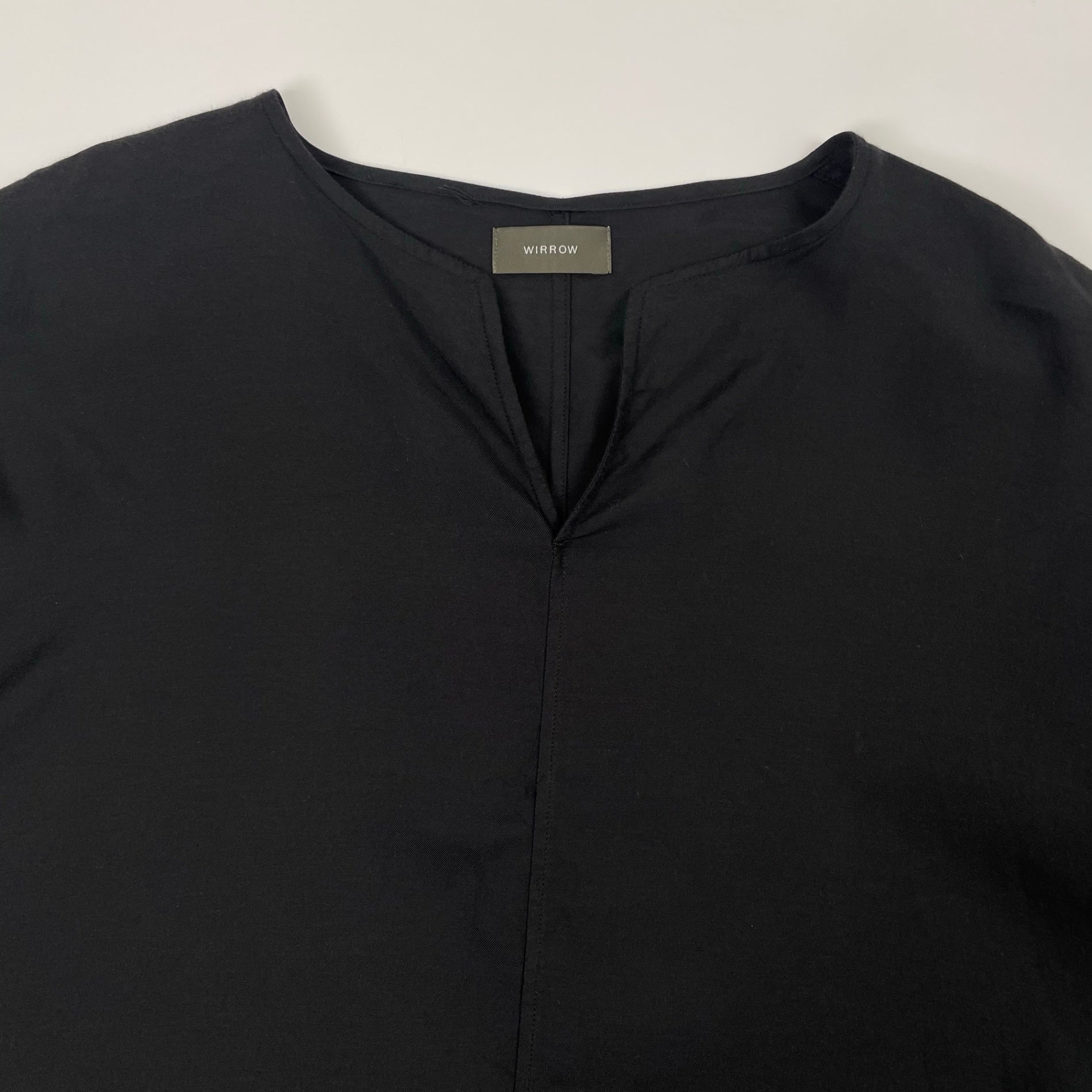 WIRROW ウィロウ / Cupro Cotton Caftan Shirt 参考定価：27,000+tax SIZE:3