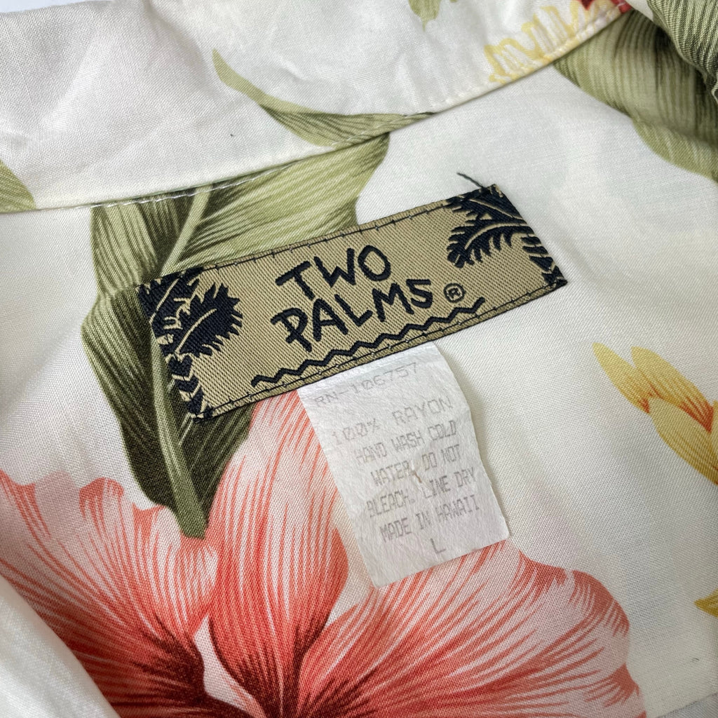 TWO PALMS / USA製レーヨンアロハシャツ SIZE:L