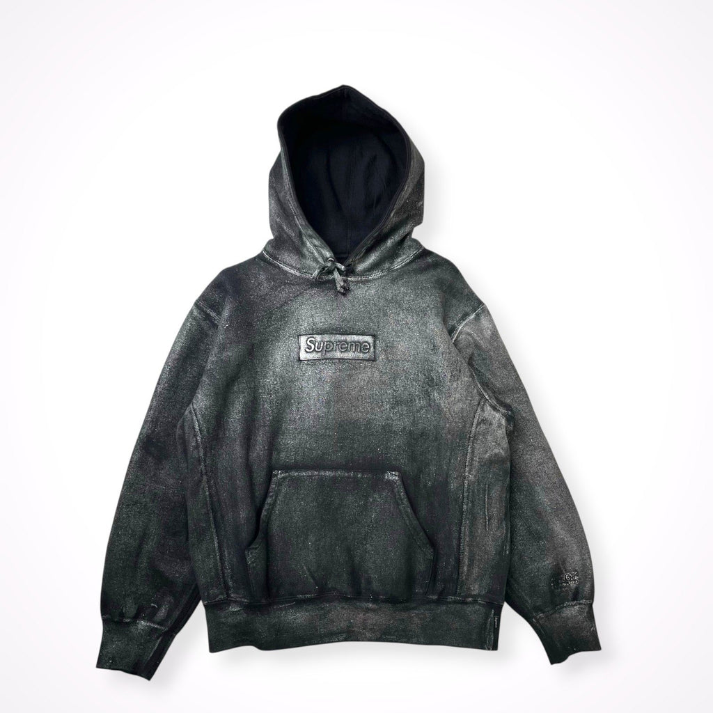 Supreme ×  MM6 Maison Margiela / 24SS Foil Box Logo Hooded Sweatshirt SIZE：S
