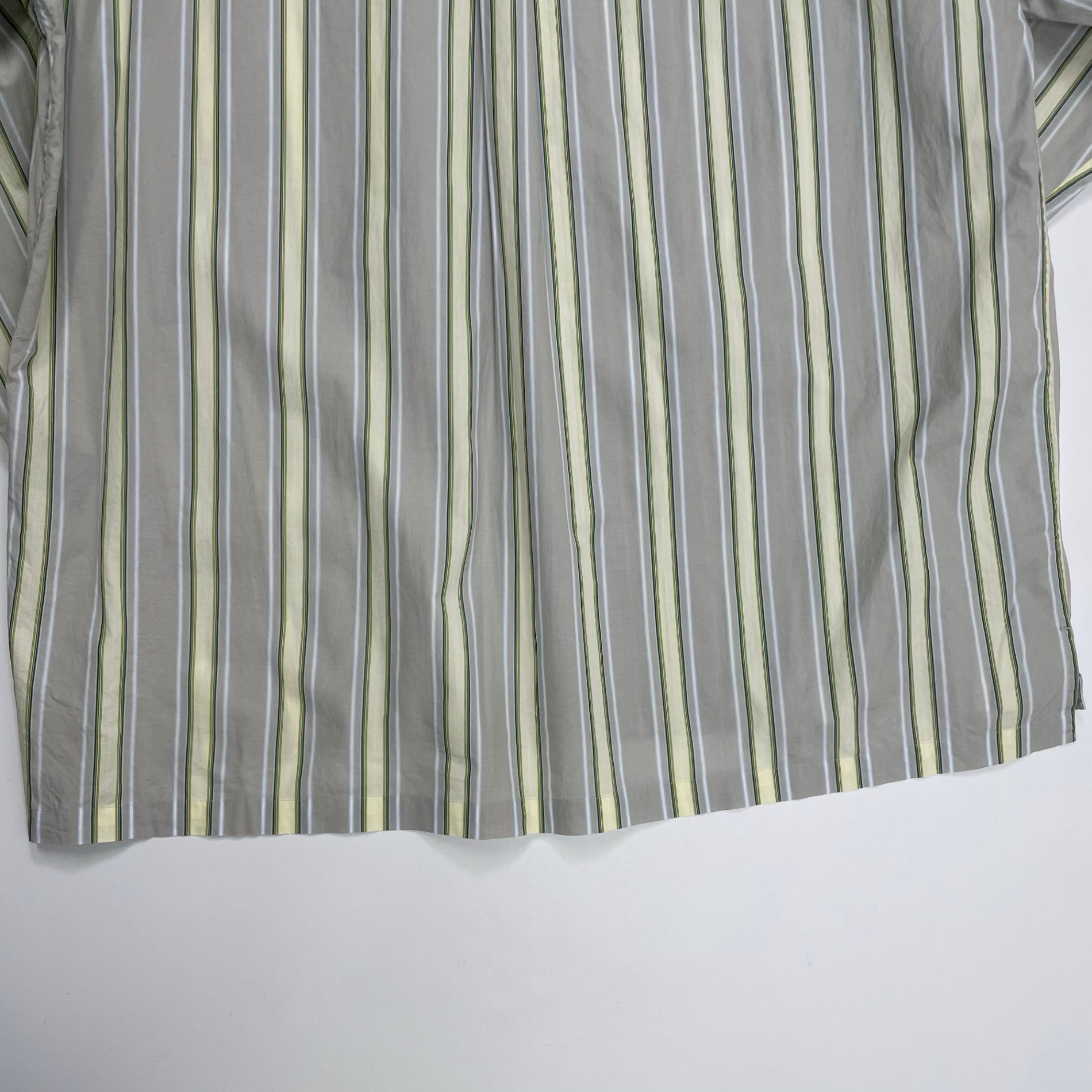 CABaN キャバン / ストライプバンドカラーシャツ 参考定価：30,000程度 SIZE:L