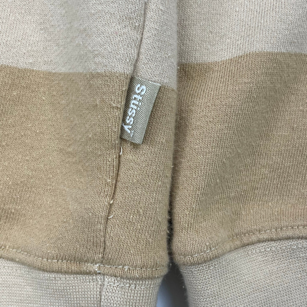 stussy ステューシー / 90s ボーダースウェット 袖ワッペン 紺タグ SIZE:XL