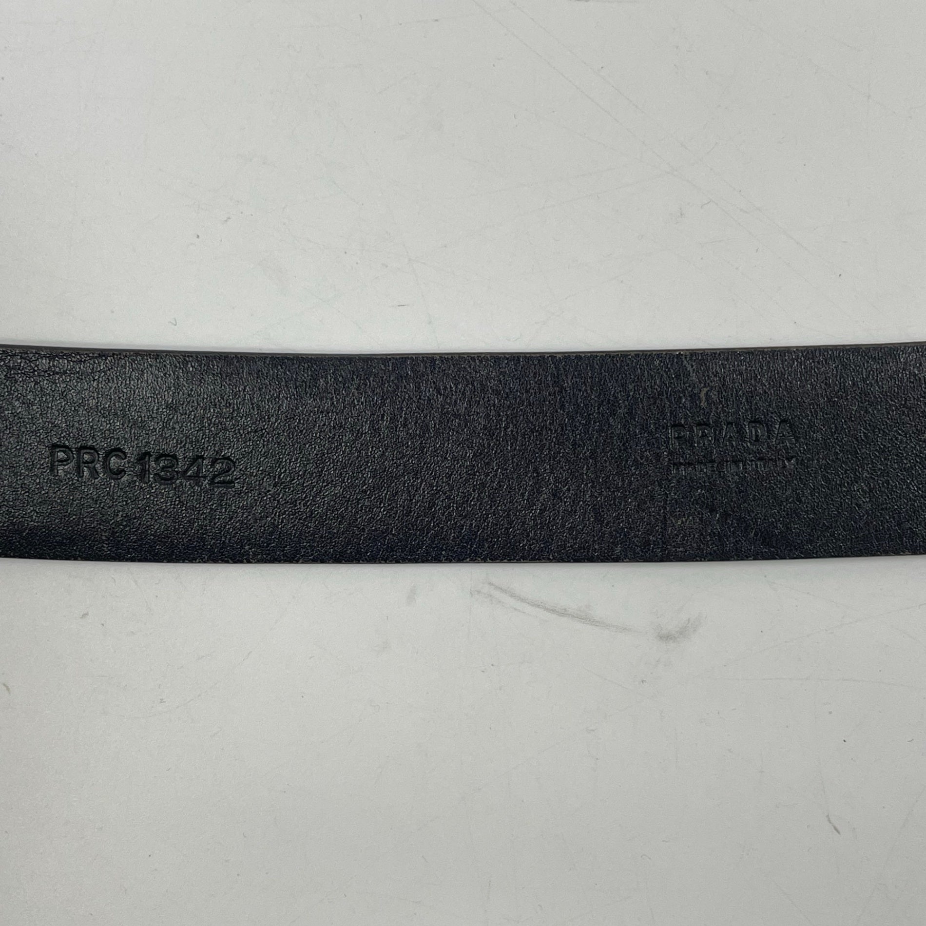 PRADA / レザーベルト PRC1342 全長：約87cm