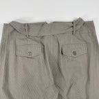 CRISTINA GAVIOLI / コットンリネンベルテッドハーフパンツ SIZE:46