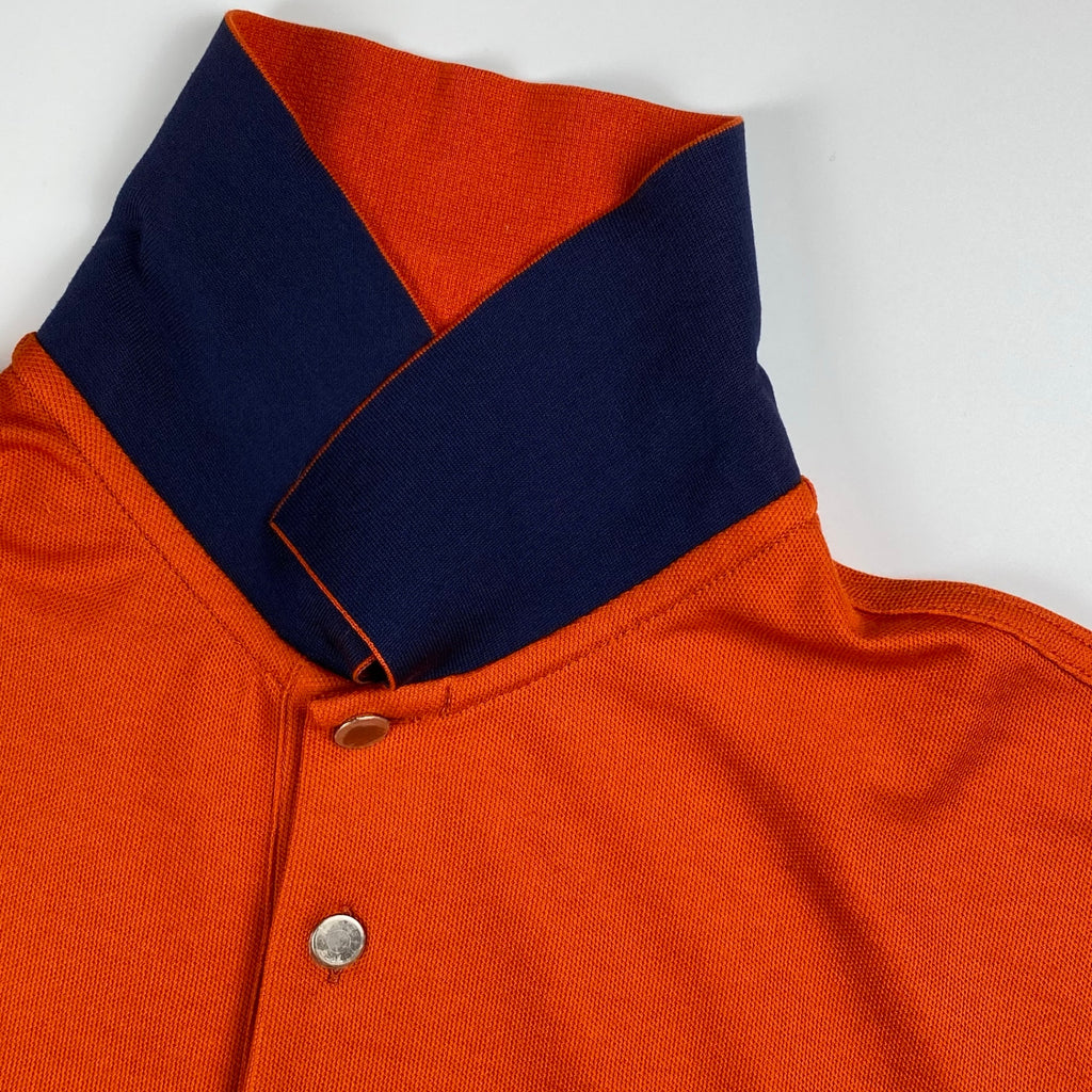 HERMES エルメス / セリエボタン ポロシャツ  SIZE：L