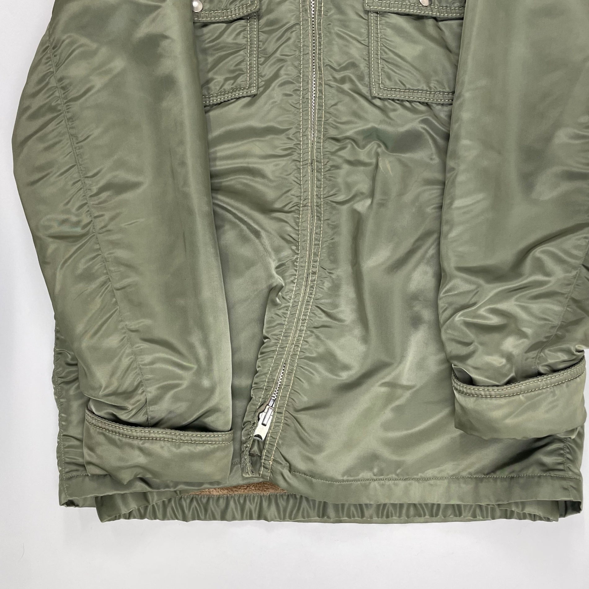 MIGHTY-MAC マイティマック / 7-80s ボアフーデッドジャケット MADE IN USA SIZE:L-XL