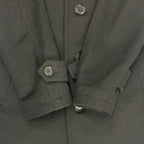 BURBERRY BLACK LABEL / ファー付メルトンショートコート 参考定価：100,000程度 SIZE:L