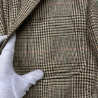 【HARITAGE ICON】 Polo by Ralph Lauren ポロ バイ ラルフローレン / リネン100％ 段返り ツイードジャケット 参考定価：150,000程度 SIZE:36S
