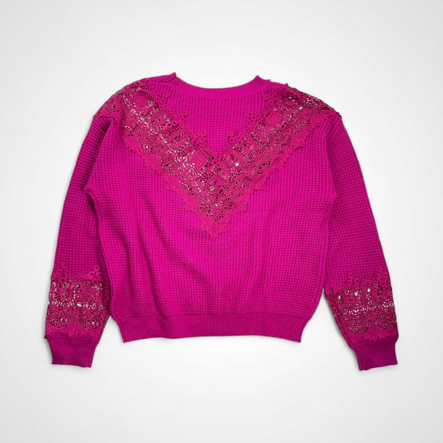 Hysteric Glamour ヒステリックグラマー / BEAR LACEワッフル編 プルオーバー 参考定価：29,800+tax SIZE：FREE