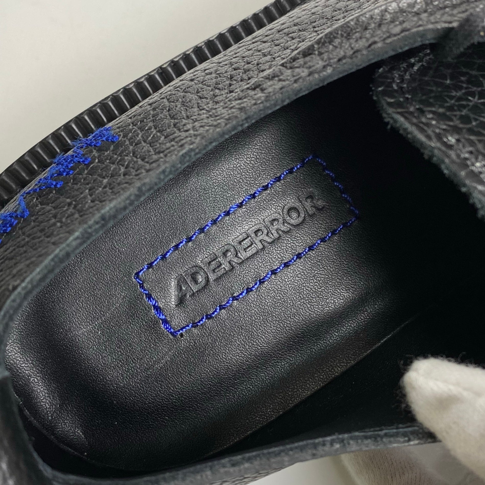 【未使用】 ADERERROR アーダーエラー / Curve DB01 Noir レザーシューズ ブラック SIZE:42(27cm程度)