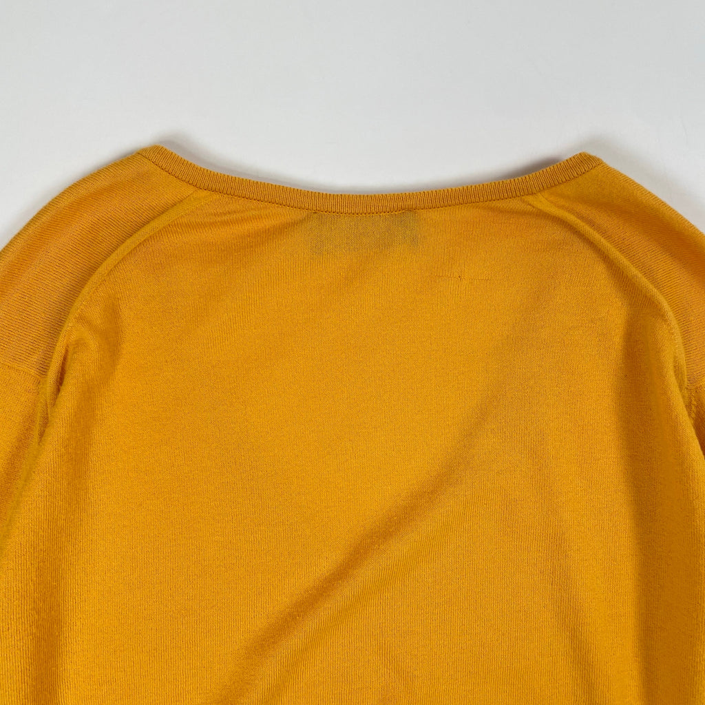 JOHN SMEDLEY / Vネックハイゲージニット 参考定価：40,000程度 SIZE:L