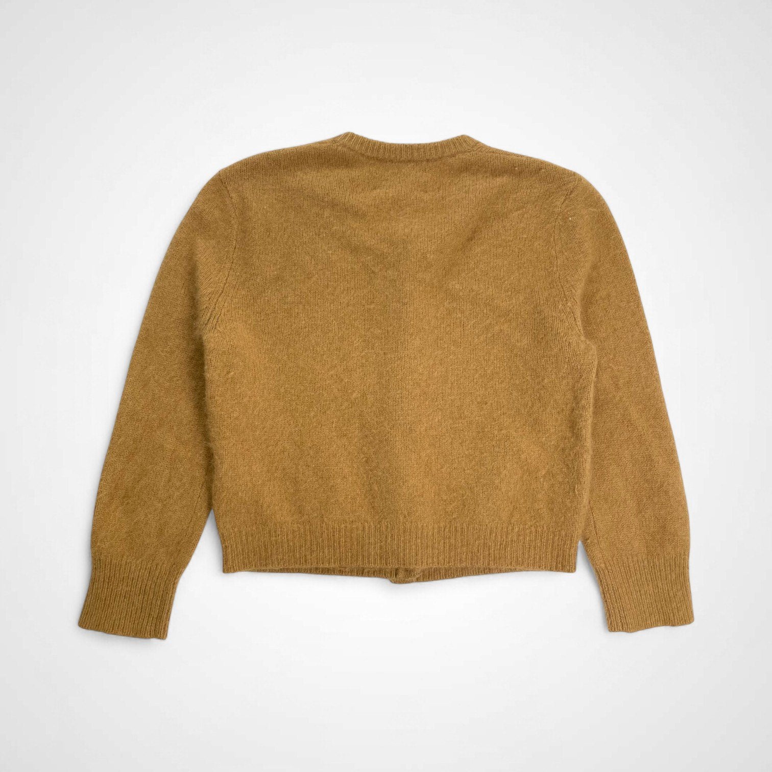 Acne アクネ / クルーネック ショート丈カーディガン ダークイエロー Archives SIZE:S