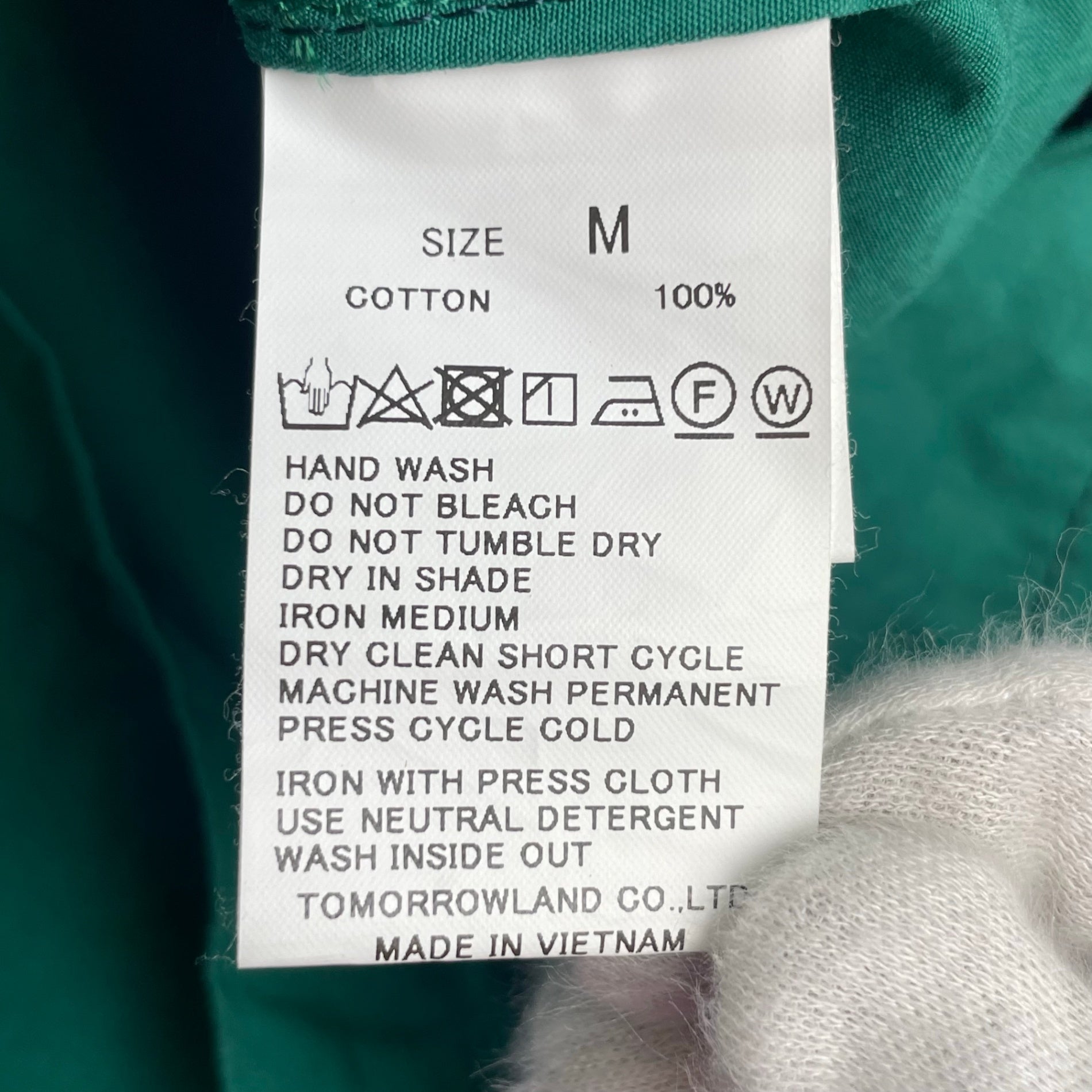 TOMORROWLAND トゥモローランド / コットンショートスリーブビッグシャツ 参考定価：24,000+tax SIZE：M