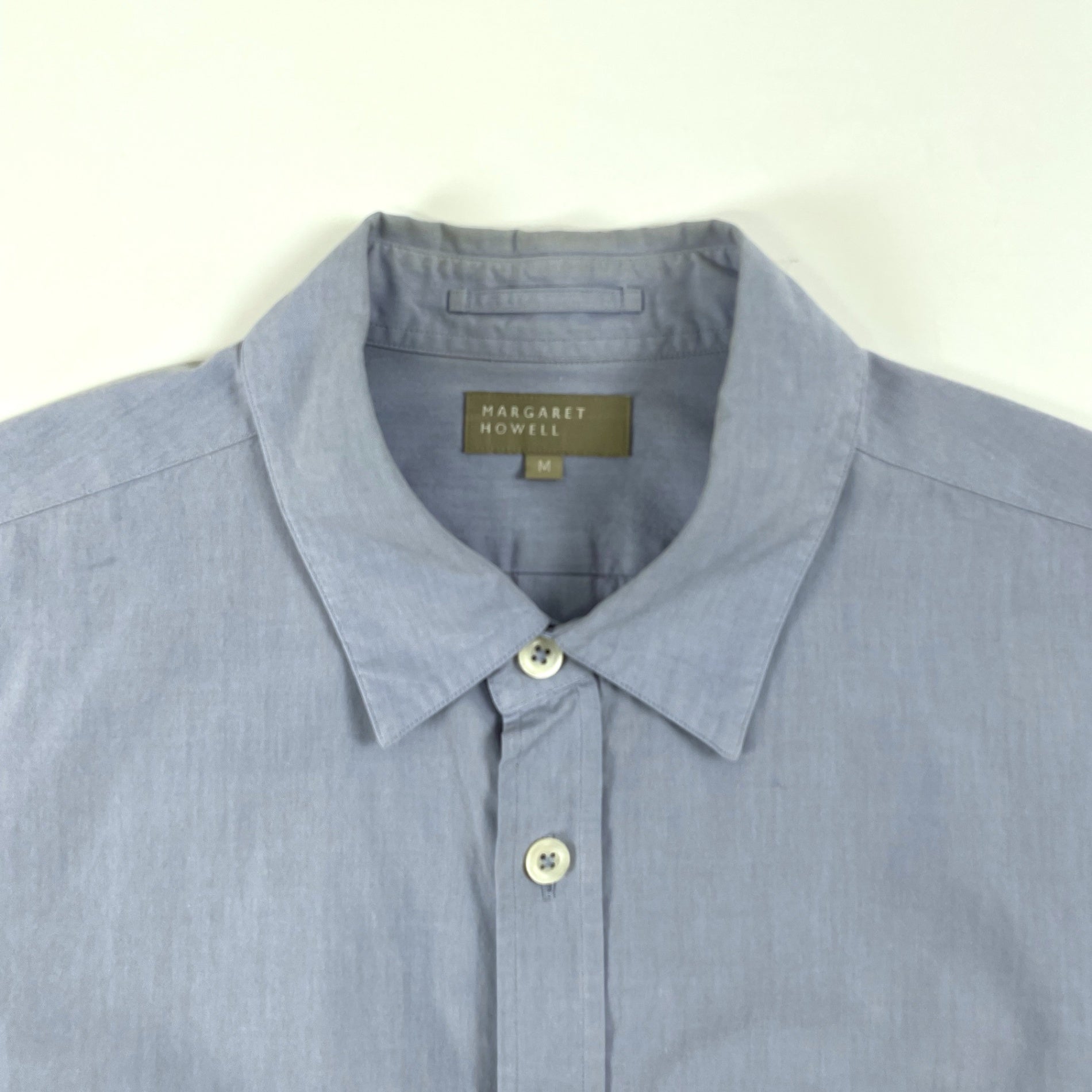 MARGARET HOWELL / 日本製 コットンボックスシャツ SIZE:M
