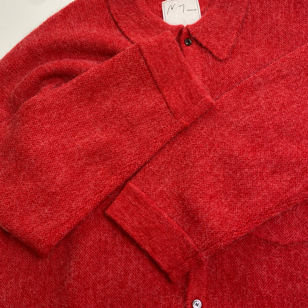 ANCELLM アンセルム / KIMONO KNIT SHIRT ニットシャツ 25AW SIZE:2